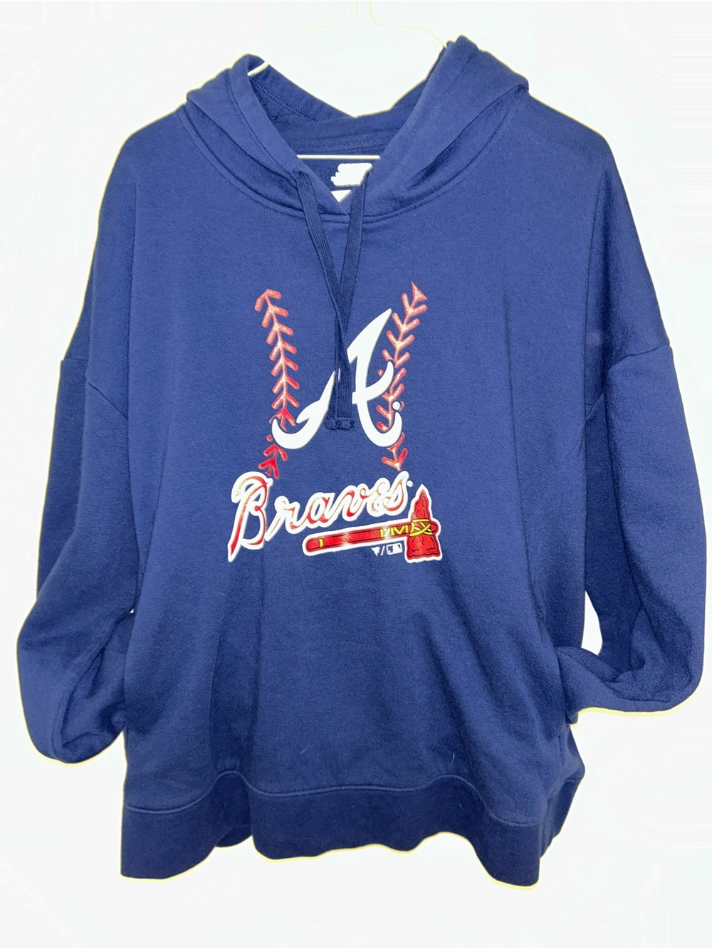 Fanatics Atlanta Braves Ozzie Albies #1 Blue Pullover Hoodie 2XL MLB